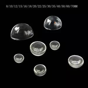 반구형 유리 돔 커버 DIY 투명 하프 라운드 병 글로브 버블 바이알 펜던트 10 개 8-70mm