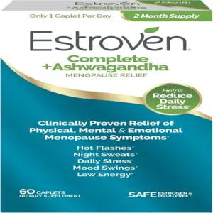 Estroven Complete + Ashwagandha 여성용 Menopause  60 ct