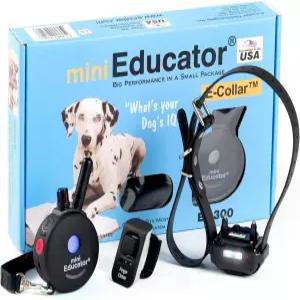 E-칼라 Educator ET-300-1/2마일 방수 원격 반려견 훈련 프리미엄 핑거 클리커 트레이너 100개의