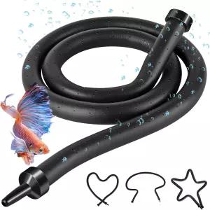 아쿠아리움용 하우스업 에어 스톤 변형 가능한 롱 60cm 23.6인치 넓은 펌프 풍부한 스타일링의 버블 장식