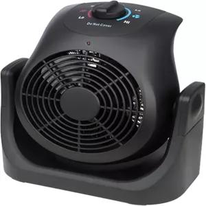 테크니홈 듀얼 컴포트 1500W 공간 히터 및 선풍기 휴대용 에너지 효율적인 전기 또는 실내 사용을 위한