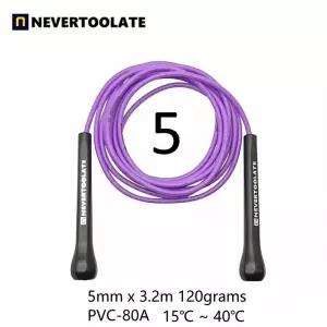 5mm 네버툴레이트 초장형 3.2미터 ABS 손잡이 복싱 스피드 소프트 PVC 줄넘기 엉킴 방지 크로스핏 피트니스
