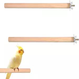 케이지 나무 앵무새 농어대용 2PCS 새 농어대 폭이 다른 장난감 마코 소형 잉꼬 코너 버지 핀치용 새장