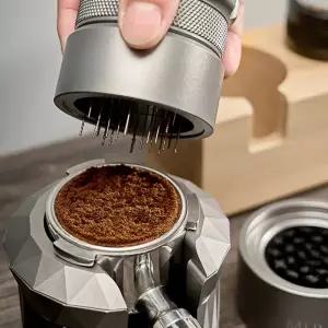 커피 원두 디스트리뷰터 51mm 템퍼 탬퍼 레벨링툴 53mm 니들