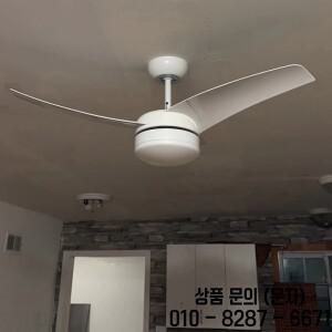 120W 태양광 상업용 DC 천장 선풍기(LED 패널 조명 배기 냉각 포함)