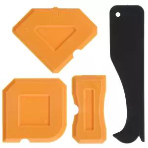 4 PCS 코르크 마감 스무딩 도구 실리콘 제거 실란트 타일 그라우트 어플리케이터 키트 재사용 가능한