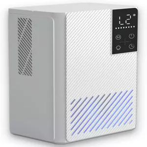가정용 제습기 58W 컴팩트 정숙 효과 이중 코어 68OZ 물탱크 슬립 모드 자동 차단 지연 타이머 야간 조명