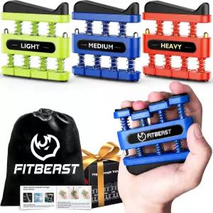 손가락 손 팔뚝의 손재주와 근력 향상을 위한 FitBeast 핑거 강 운동기 - 음악가 등반가를 그립 트레이너