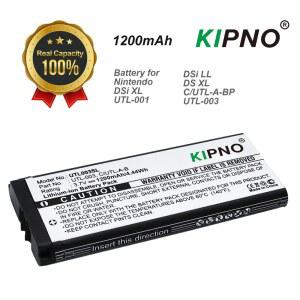 호환 KIPNO 3 7V 1200mAh 배터리 C/UTL-A-BP, UTL-003 DS XL, DSi LL, DSi XL, UTL-001용