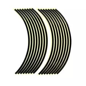 바퀴 휠라인 유광 스티커 검정 탈부착 자전거 휠 uPO9+6Hfo