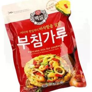 명절 전 요리 백설 부침가루 1kg 바삭한 식감 튀김 요리