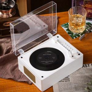 DVD플레이어 휴대용 CD 플레이어 블루투스 스피커 레트로 데스크탑 전화 PC AUX 턴테이블 USB 5MM BT