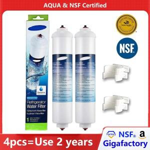 NSF 인증 DA29-10105J AquaPure Plus HAFEX GXRTDQ용 냉장고 정수 필터 인라인 교체 4378411 RB