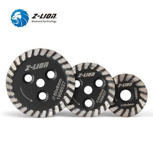Z-LION 304050mm 미니 소형 다이아몬드 조각  핫 프레스 톱 블레이드 습식 사용 콘크리트 화강암 대리석 돌