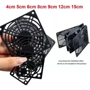 40mm PC 팬 방진 커버 메쉬 그릴 가드 보호대 탈착식 전면 플레이트 포함 케이스 쿨링