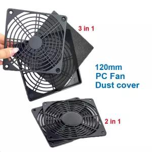 120mm PC 팬 방진 커버 메쉬 그릴 가드 보호대 케이스 냉각 탈착식 전면 플레이트 먼지 필터 포함