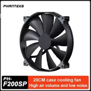 PHANTEKS F200SP 컴퓨터 케이스 팬 20CM 높은 풍량 4핀 PWM 조용한 CPU 냉각 유압 베어링