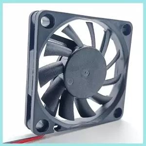 125개 6010 DC 5V 12V 24V 냉각 팬 USB 전원 팬 브러시리스 케이스 리시버 DVR TV 박스 라우터용 60x60x10m
