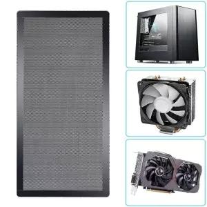 새로운 PVC 먼지 필터 커버 마그네틱 프레임 120mm/140mm PC 팬 먼지망 검정색 컴퓨터 그릴 쿨러