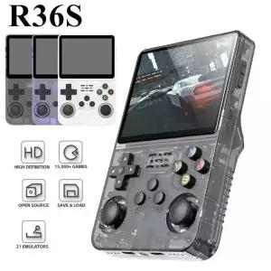 R36S 휴대용 레트로 64GB 기기미포함 메모리 한방팩 한글패치 게임기