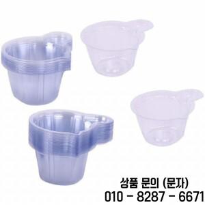 120투명 플라스틱 수지 혼합 컵 40ml 원통형 다기능 디스펜스 용기 페인트 에폭시 수제용