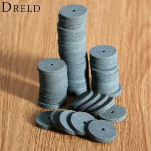 20PCS 20mm 미니 소형 드릴 그라인딩 휠 버핑 연마 패드 Dremel 액세서리 용  벤치 로타리 도구
