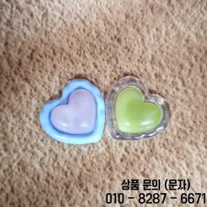 새로운 레진 하트 모양 DIY 액세서리 수공예 재료 및 보석 제작용)