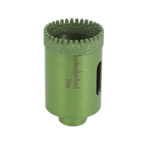 1개 20-60mm 톱니형 건식 드릴링 홀 오프너 M10 비트 브레이징 대리석 콘크리트 타일 유리용
