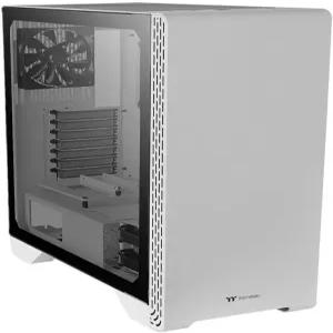 Thermaltake S300 강화 유리 스노우 에디션 ATX 미드 타워 컴퓨터 케이스 20mm 후면 팬 사전 설치