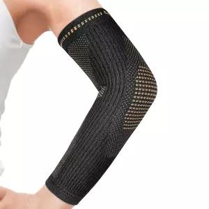 구리 팔꿈치 압박 슬리브 테 및 골퍼 지지대 완전한 를 위해 팔뚝까지 확장 더 넓은 착용감의 포옹 소형