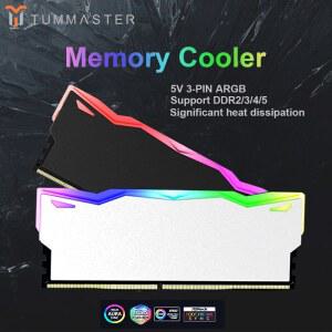 램방열판 TUMMASTER PC 메모리 방열판 RAM 쿨링 DDR5 데스크탑 5V 조끼 DDR4 컴퓨터 DDR2 DDR3