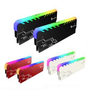 LED방열판 JONSBO NC1 RAM 히트 싱크 쿨러 라디에이터 조끼 데스크탑 DDR3 메모리 DDR 방열판 PC 쿨링 256 컬러 RGB DDR4