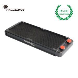 커스텀수냉 FREEZEMOD 360MM 라디에이터 방열판 교환기 36CM 27MM 냉각기 12CM 화이트 7CM 수냉 두께 알루미늄