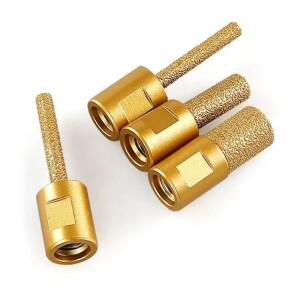 M10 6-10-15mm 다이아몬드 그라인딩 헤드 내마모성 브레이징 스톤 에징 휠 다용도 충격 방지
