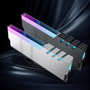 램방열판 컴퓨터 DDR4 DDR5 메모리 쿨러 히트 패드 PC 페이스트 서멀 3PIN 내장형 5V 컬러 히트싱크 아머 RGB