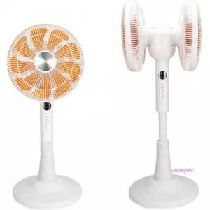 리모컨선풍기 2Way 원룸 9엽 양면 12인치 저소음 더블 조용한 가성비 가정용 사무실용 거실 고급ijk069