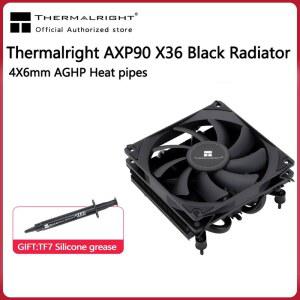 램방열판 THERMALRIGHT AXP90X36 36MM 히트 파이프 리플로우 납땜 라디에이터 금속 AGHP 압력 4X6MM 프로세스
