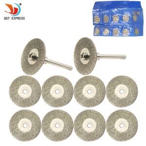 25mm dremel 액세서리 다이아몬드 그라인딩 휠 톱 미니 소형 원형 커팅  로타리 도구