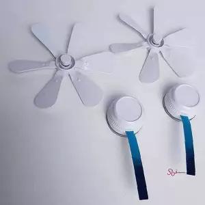 에어컨바람개비 바람막이 2개 순환팬 각도조절 공기 에어컨팬 가림막 날개 순환 실링팬 실링펜yza483