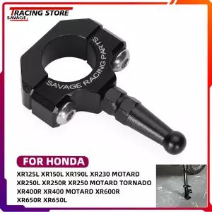 XR 22mm 풋 페달 클램프 브래킷 혼다 호환 XR125L XR150L XR190L XR230 XR 250 400 XR600R 650 용 보조 사