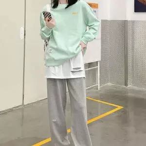 [하프클럽/]페이크 이너 스커트 레이어드 남녀 레깅스 레이어드 티셔츠