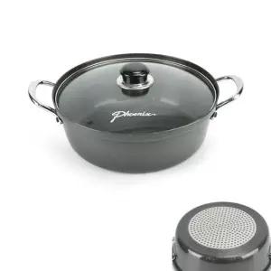 인덕션겸용 경질 국수전골냄비 뚜껑포함 28cm 칼국수 찌개