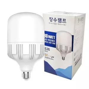 장수 LED 매장램프 공장등 E26 36W 주광색 형광등