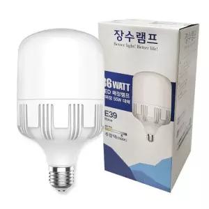 장수 LED 매장램프 공장등 E39 36W 주광색 형광등