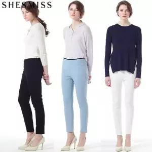 [쉬즈미스][쉬즈미스(SHESMISS)] 파스텔 캔디 솔리드밴딩 스판 팬츠 (택가격68000원)
