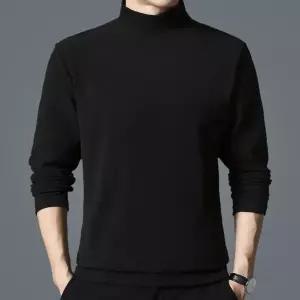 [하프클럽/]남성 기모 반목티 폴라티 무지 터틀넥 겨울 이너티 4색
