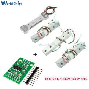 로드 셀 1KG 2KG 3KG 5KG HX711 AD 모듈 무게 센서 diy 전자 저울 알루미늄 합금 계량 압력
