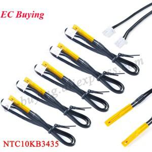 5Pcs1pc NTC10KB3435 박막 서미스터 NTC 10K 옴 온도 센서 프로브 3435 3D 프린팅용 NTC10K 열 케이블