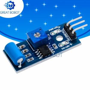110PCS SW-420 NC 진동 센서 모듈 3-24VDC 충격 감지기디지털아날로그 출력 및 ArduinoRPiESP32용