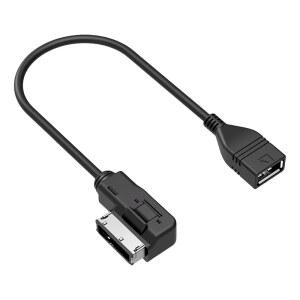 호환 USB Aux 케이블 음악 MDI MMI -USB 암 인터페이스 오디오 AUX 어댑터, 데이터 와이어, 폭스바겐, A6L, Q5, Q7, A8, S5, A5, A4L, A3